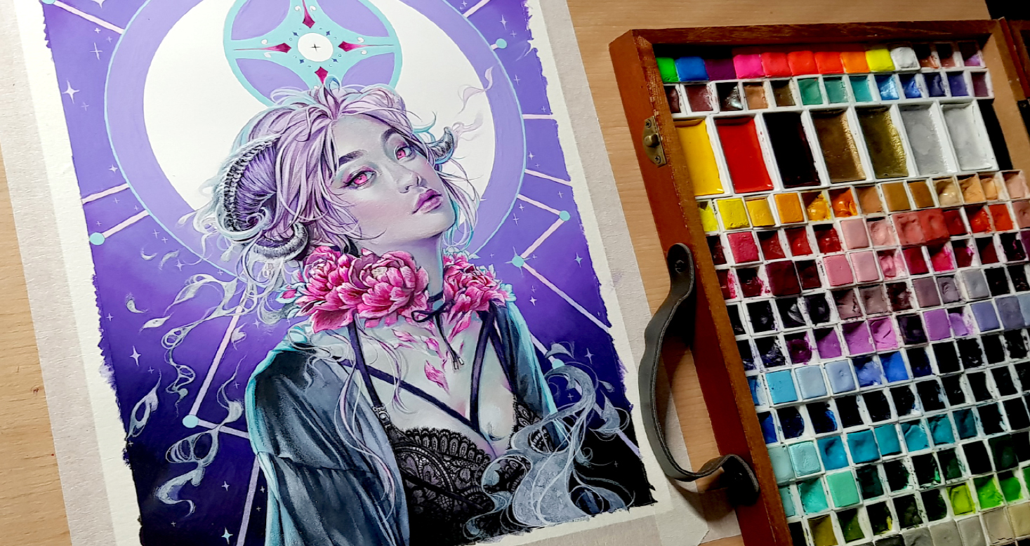 WIP traditional Illustration