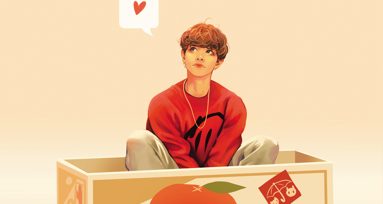 fanart of korean artist Woosung. Digital semirealistic art